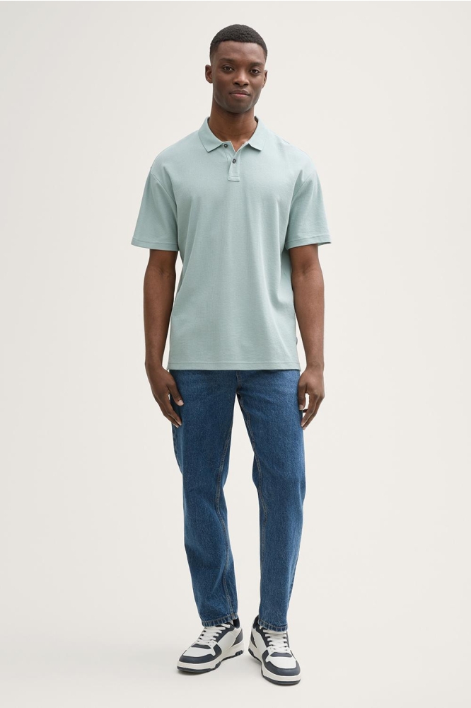 RELAXED POLO MET WAFELSTRUCTUUR 1046281XX12 28129